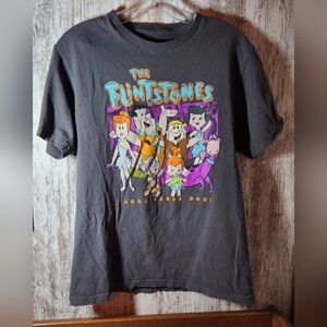 The Flintstones Graphic Tee - Charcoal